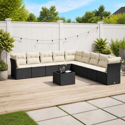 Enhance Your Patio with This 10 Piece Garden Sofa Set