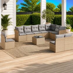 Transform Your Outdoor Space with 11 Piece Sofa Set