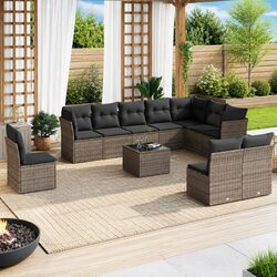 Transform Your Patio with This 11-Piece Sofa Set
