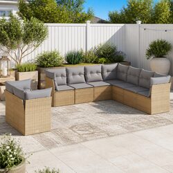 Enhance Your Outdoor Space with This 9-Piece Sofa Set