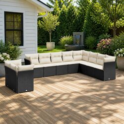 Transform Your Outdoor Space with This 10-Piece Sofa Set