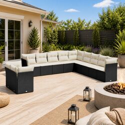 Enhance Your Outdoor Living with This 11 Piece Sofa Set