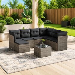 Enhance Your Outdoor Space with This 8-Piece Sofa Set