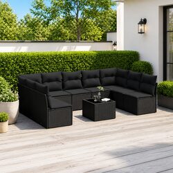 Transform Your Outdoor Space with This 10-Piece Sofa Set