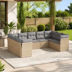Enhance Your Patio with This 9 Piece Garden Sofa Set