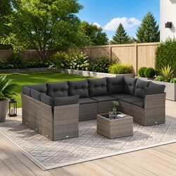 Elevate Your Outdoor Space with a 10 Piece Sofa Set