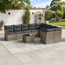 Transform Your Outdoor Space with 10-Piece Sofa Set