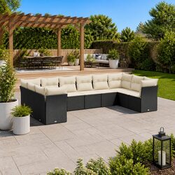 Transform Your Outdoor Space with 10-Piece Sofa Set