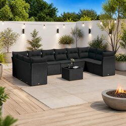 Elevate Your Outdoor Space with 11 Piece Sofa Set