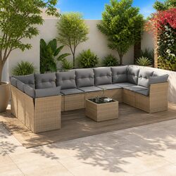 Elevate Your Outdoor Space with 11 Piece Garden Sofa Set