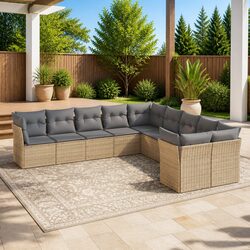 Enhance Your Outdoor Space with a Stylish 10 Piece Sofa Set