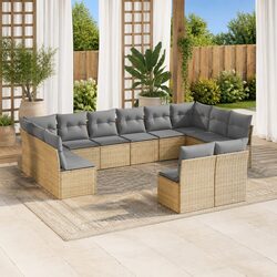 Transform Your Outdoor Space with This 12 Piece Garden Sofa Set