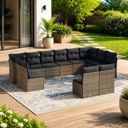 Enhance Your Outdoor Space with a 12 Piece Garden Sofa Set