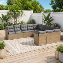 11-Piece Outdoor Furniture Set for Relaxing and Entertaining