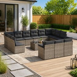 Transform Your Outdoor Space with a 14-Piece Sofa Set