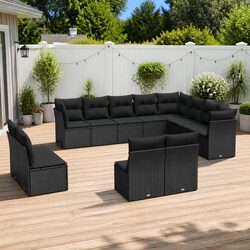 Transform Your Outdoor Space with this 12-Piece Sofa Set