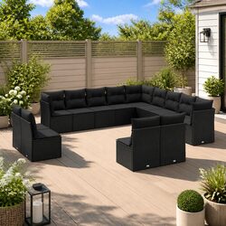 Modular 13-Piece Garden Sofa Set for Outdoor Living