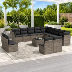Enhance Your Outdoor Space with This 14 Piece Sofa Set