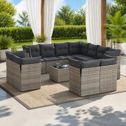 Transform Your Outdoor Space with This 12-Piece Sofa Set