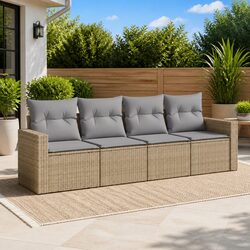 Enhance Your Patio with a 4 Piece Garden Sofa Set
