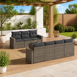 Transform Your Outdoor Space with 8 Piece Garden Sofa Set