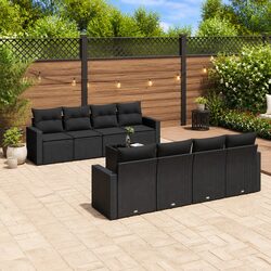 Transform Your Patio with This 9 Piece Garden Sofa Set