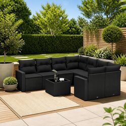 Transform Your Outdoor Space with This 9-Piece Sofa Set
