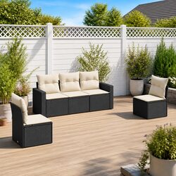 Transform Your Patio with This 5 Piece Garden Sofa Set