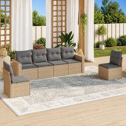 Enhance Your Outdoor Space with 6-Piece Sofa Set
