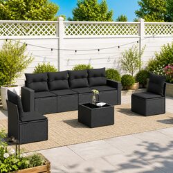 Transform Your Patio with 7 Piece Outdoor Sectional Set