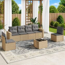 Elevate Your Outdoor Space with 7 Piece Garden Sofa Set