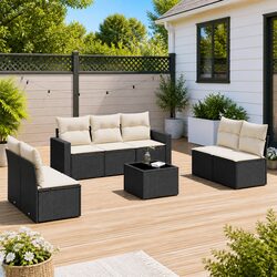 Transform Your Outdoor Space with 8-Piece Sofa Set