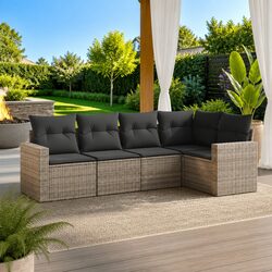 Grey Outdoor Sectional Sofa Set for Stylish Gatherings