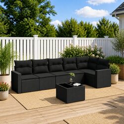 Enhance Your Outdoor Living with a 7-Piece Sofa Set