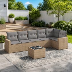 Stylish 7-Piece Patio Sofa Set Enhancing Outdoor Relaxation