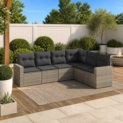 Transform Your Outdoor Space with This 6 Piece Sofa Set
