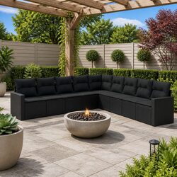 Transform Your Outdoor Living with a 10-Piece Sofa Set