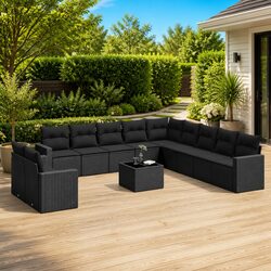 Elevate Your Outdoors with This 12-Piece Garden Sofa Set