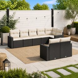 Stylish 8 Piece Garden Sofa Set Enhancing Your Outdoor Area