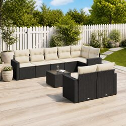 Enhance Your Outdoor Living with 9-Piece Sofa Set