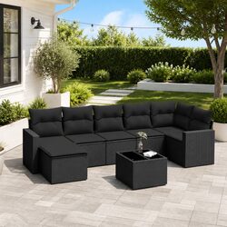 Enhance Your Outdoor Space with 8 Piece Sofa Set