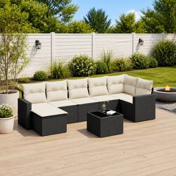 Stylish 8 Piece Outdoor Sectional Sofa for Relaxation
