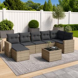 Enhance Your Outdoor Space with This 8 Piece Sectional Set