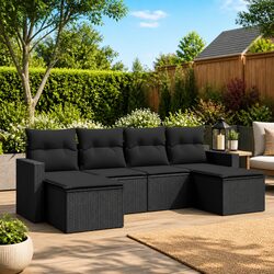 Transform Your Outdoor Space with a 6 Piece Garden Sofa Set