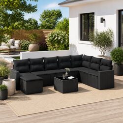 Transform Your Outdoor Space with This 9-Piece Sofa Set