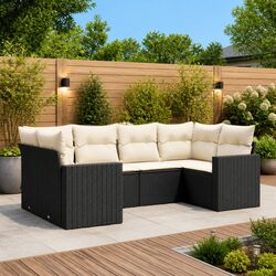 Enhance Your Outdoor Area with 6-Piece Sofa Set