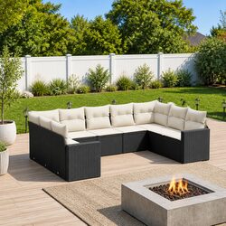 Transform Your Space with a 9-Piece Outdoor Sofa Set