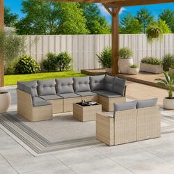Transform Your Outdoor Space with This 10 Piece Sofa Set