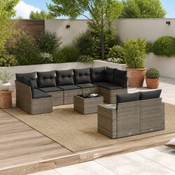 Transform Your Outdoor Space with This 10-Piece Sofa Set
