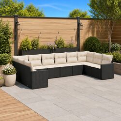 Transform Your Outdoor Space with 10-Piece Sectional Sofa Set